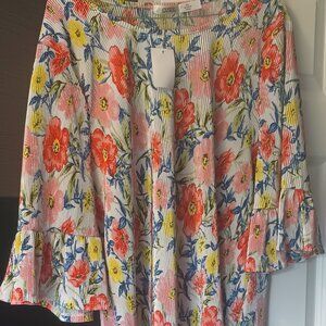 NWT 2X Summer Blouse
